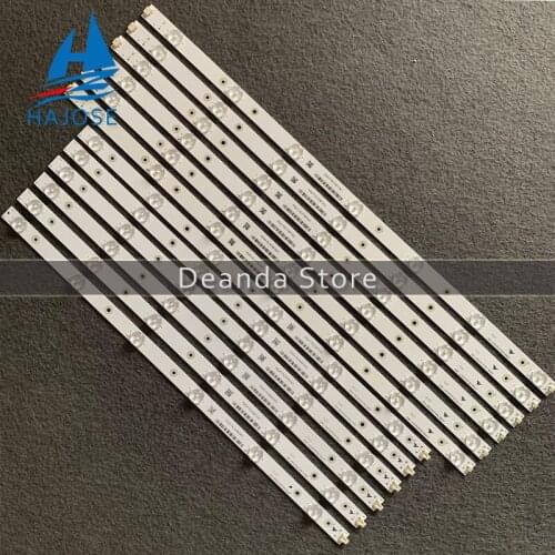5Set LED Backlight strip 13 Lamp For 55"TV CRH-K553535T0613L4CF-Rev1.1 CRH-K553535T0613R4CF-Rev1.1