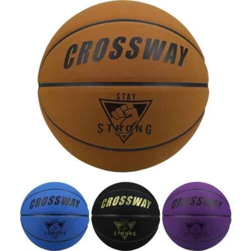 Training Basketball Anti-Abrasion Skid Resistance Good Elasticity Official Size 7 College Basketball for Ground bola de basquete