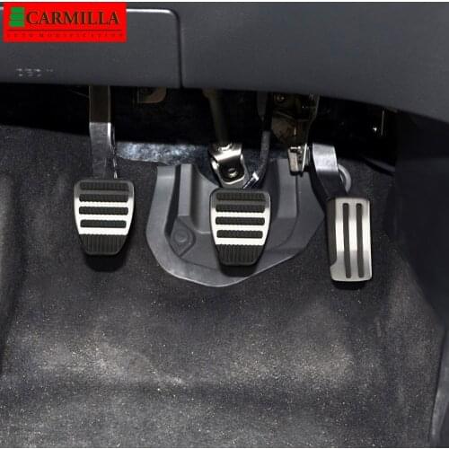 Carmilla Stainless Steel Interior Auto Pedal Protection Cover for Nissan X-Trail Xtrail T31 2009-2013 Car Pedals Protector Parts