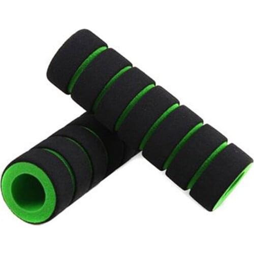 1Pair Bike Racing Bicycle Motorcycle Handle Bar Foam Sponge Grip Cover Non-slip Soft Handlebar Bike Cycling Supplies