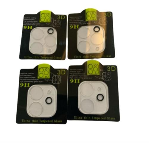 100PCS For IPHONE 12 mini/12 pro max/11 Pro Max/ipad pro 2020 3D Full Covered Back Camera lens Tempered Glass screen protector