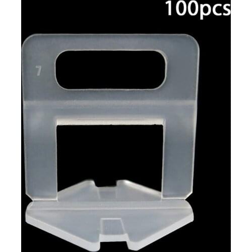 100Pcs leveling Base Tile Levelling Spacers Flooring Tiling Tool For Suit Household System Floor Tile Kits Assistant Hand Tools