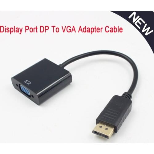 1080P Display port to VGA large DP to VGA adapter cable DLLE DP adapter cable For PC Laptop TV Box to Projector Displayer TV
