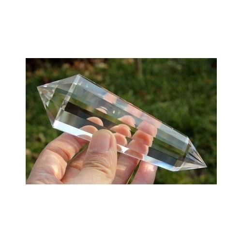 13 Sided VOGEL Style Natural 100% Clear QUARTZ CRYSTAL DT POINT Healing 286g