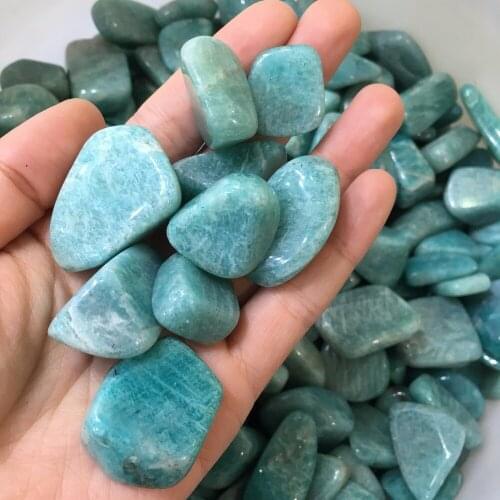 200g energy stone natural amazonite stone reiki healing crystals gemstone bathroom fish tank garden decoration wholesale price