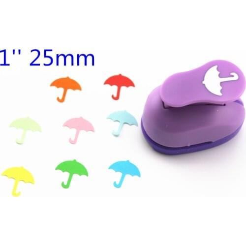 25mm umbrella paper cutter craft perfurador cutter scrapbooking paper punch for kids furador diy puncher R625