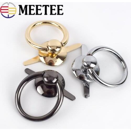 5/10/20pcs 25mm Bag Hanging O Ring Buckles Female Bag Side Chain Nail Ring Hook DIY Luggage Strap Hardware Accessories
