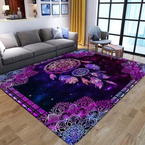 Living Room Big Carpet 3D Feather Pattern Child Bedroom play Area Rugs Kids Room Decoration Large Carpet Home Hallway Floor Mat