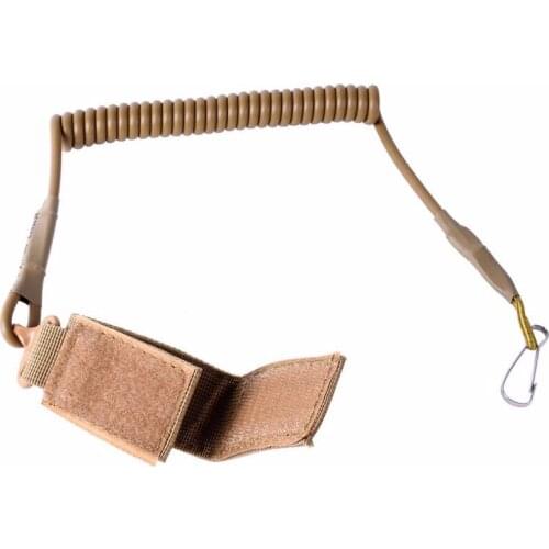 Quick Release Shooting Hunting Strap Army Combat Gear Airsoft Tactical Single Point Pistol Handgun Spring Lanyard Sling