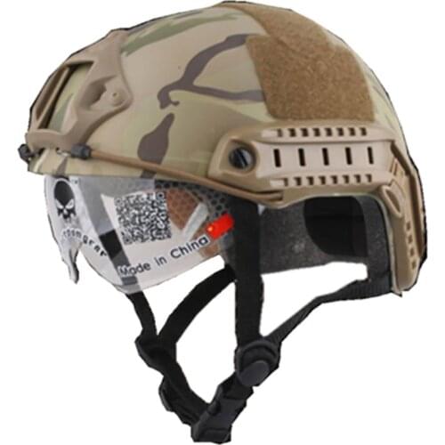 Sports Helmets FAST Carbon FiberTactical Helmet PJ Military Portable Helmets for Skirmish Airsoft Hunting