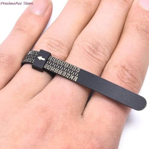Measure Gauge Tool 1PCS M easuring Finger Standard Ring Circle US/Europe/UK Tape Ruler Jewelry Accessory
