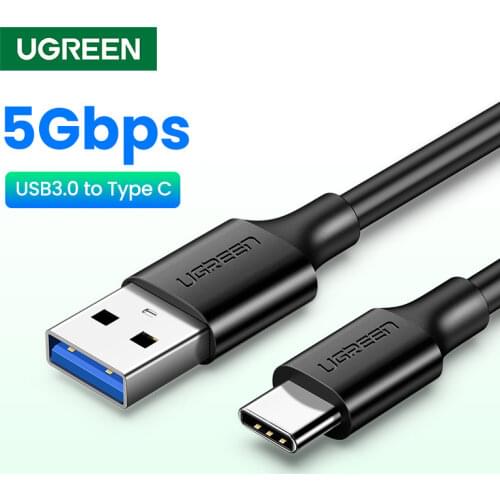 UGREEN USB Type C Cable for Samsung Galaxy S9 Note 8 9 USB 3.0 Type-C 3A Fast Charging Data Cable for Huawei P10 P20Pro USB Cord