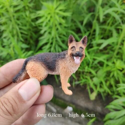CE identification GermanShepherdDog Animal simulation Collection of toys