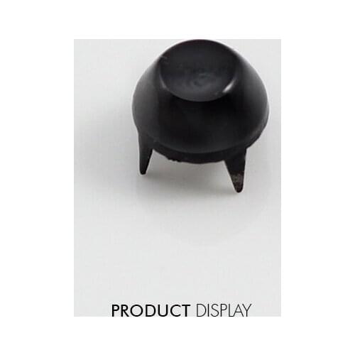 Metal Painted Black 4 Studs Prong Cone Spike Spot Tack Nailhead Rivets 9mm Garment Cloth Bag Sewing Supplies 1000piece/K213