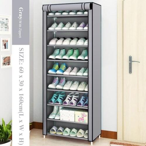 Multilayer Shoe Rack DIY Assembly Shoe Shelves Dustproof Hallway Entryway Shoe Cabinet Home Furniture Large Space-saving Cabinet