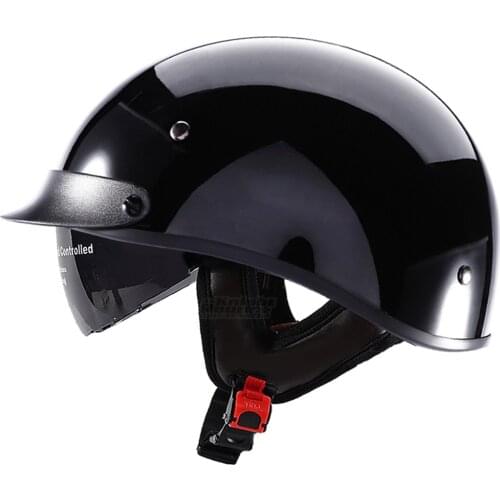Motorcycle Helmet Open Face Retro Half Helmet Unisex Motorbike Helmet Motorcycle Racing Helmet Casco Moto Biker Capac 16 Colour