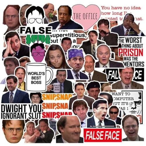 Pack of 50pcs Wholesale Popular Office World Funny Stickers Collection decals Guitar Laptop Skateboard Motor Bottle Car Decal