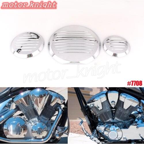 Kuryakyn Engine Cover Insert Set for HoNdA VTX 1300 2003-2009 & VTX 1800 2002-2008