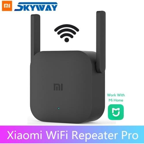 Original Xiaomi Mi WiFi Repeater Pro US Plug 300M Amplifier Network Expander Router Extender Roteador 2 Antenna