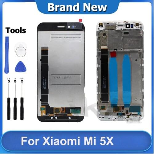 5.5" Panel Glass Touch Screen With Frame For Xiaomi Mi 5X LCD Display Digitizer Assembly Replacement Parts For Mi A1 MDG2 MDI2