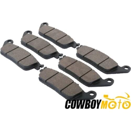 6pcs/set Motorcycle Front Rear Brake Pads For Honda CBR 750 F VFR 700 F INTERCEPTOR 1988-, ST 1100 PAN EUROPEAN 1990-2000 1999