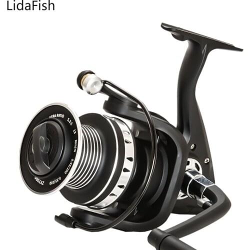 LidaFish Series 5.2:1 Spinning Fishing Reel 4000-8000 Max Drag Power 10KG Fishing Coil Saltwater Carp Fishing