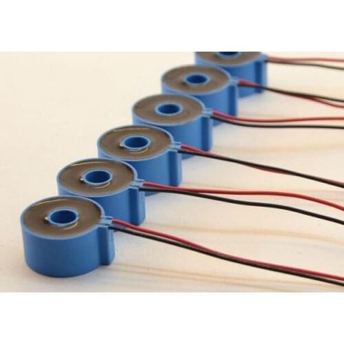 5pcs Standard micro current transformer 50A / 50mA current sensor output lead