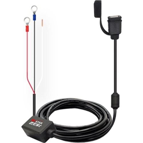 U90C Handlebar Fast Charging Adapter Motorcycle 12/24V Power Supply USB Socket