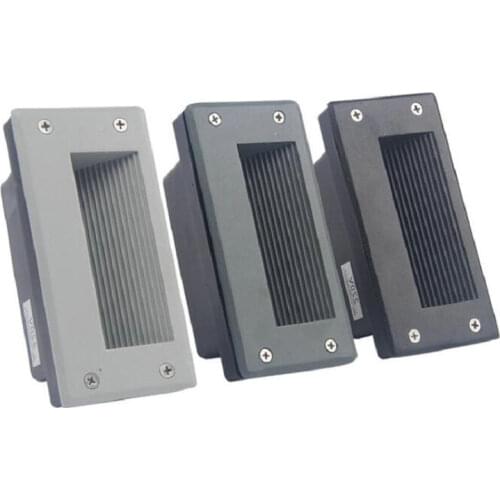 3*2W dimmable LED Stair Light Step Light Recessed buried lamp indoor/ outdoor Staircase Step lights
