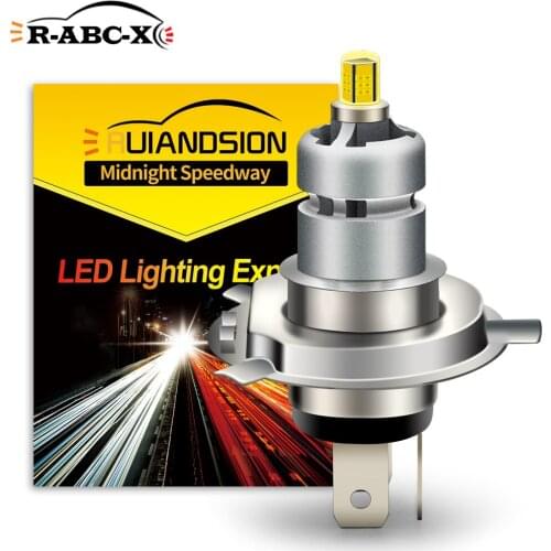 RUIANDSION 1Pcs H4 9003 HB2 HS1 12V 24V 1200Lm CSP Car Fog Light Auto Driving Lamp Truck LED Bulb DRL 6500K For Toyota Corolla