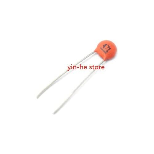 Ceramics capacitors 471 470 pf 50 v disk ceramic dielectric capacitors 100PCS