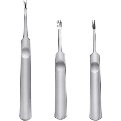 3 Pcs/set U V Shaped Stitching Groover Leather Edge Skiving,Stainless Steel Edge Beveler Leathercraft DIY Leather Tool Kit PGG03