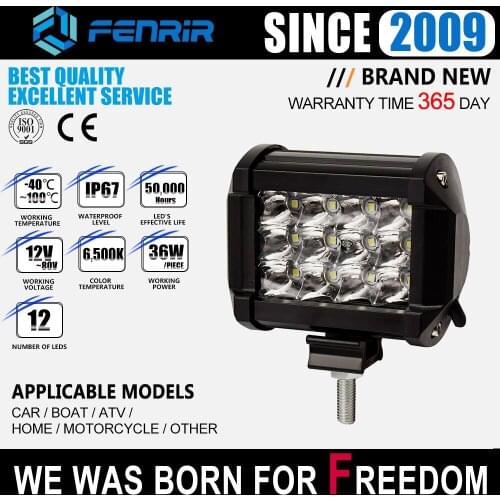 Auto accessorie for focos led 4x4 cafe racer work bar led light motorcycle automobiles of road bmw e39 e60 peugeot 206 golf 5