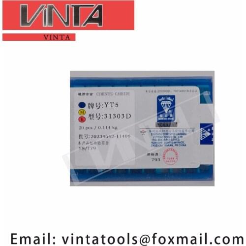 Free shipping high quality 20pcs/lots 31303D YG6/ YG8/ YW1/ YW2/ YT5/ YT14/ YT15 cnc carbide welding inserts