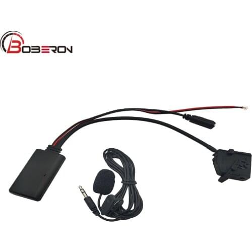 Bluetooth Module AUX Input Adapter Audio Handsfree Microphone Cable for Mercedes Benz W203 W209 W211 Stereo CD Comand 2.0 APS