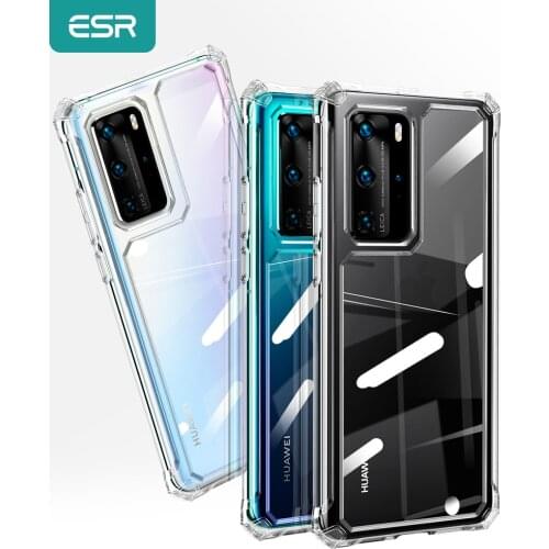 ESR Case for HUAWEI P40 P40 Pro Ultra Crystal Clear Cover Ultra Thin Transparent Phone Case Shockproof for Huawei Airbag Case