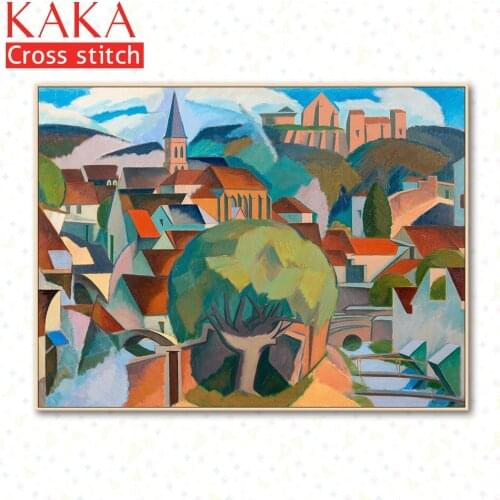 Cross stitch kits,Embroidery needlework sets with printed pattern,11CT-canvas for Home Decor Painting,Cartoon Full NCKC027