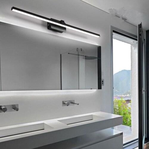 Bathroom Washroom Mirror Headlight Modern Simple Nordic Mirror Cabinet Lighting Washroom Wall Lamp Warm Light White Light PC