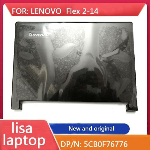 New Original For Lenovo Flex 2-14 LCD Rear Top Lid Back Cover Black 5CB0F76776