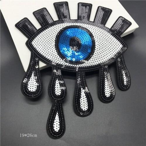 Wholesale 20pcs 19*26cm Embroidered Sewing On Patch Iron-On Patch Stickers For Clothes Sewing Fabric Applique Supplies YH203