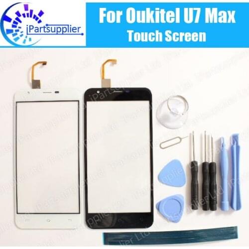 Oukitel U7 Max Touch Screen Panel 100% Guarantee New Original Glass Panel Touch Screen Glass For Oukitel U7 Max+Tools