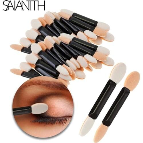 SAIANTTH Double head eyeshadow stick Latex eye shadow brush Sponge stick Makeup pincel maquiagem brochas maquillaje 10pcs tool