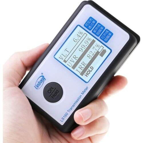 LS160 Portable Solar Film Transmission Meter Test Window Tint UV IR rejection visible light transmittance