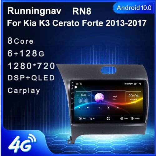 Runningnav For Kia K3 Cerato Forte 2013-2017 Android Car Radio Multimedia Video Player Navigation GPS