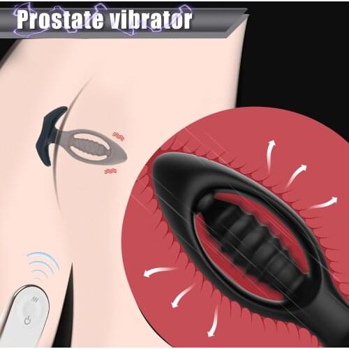 Silicone Anal Butt Plug Vibrator With Wireless Remote Control Men Prostate Massage G-spot Stimulator Adult Sex Toy For Women Gay