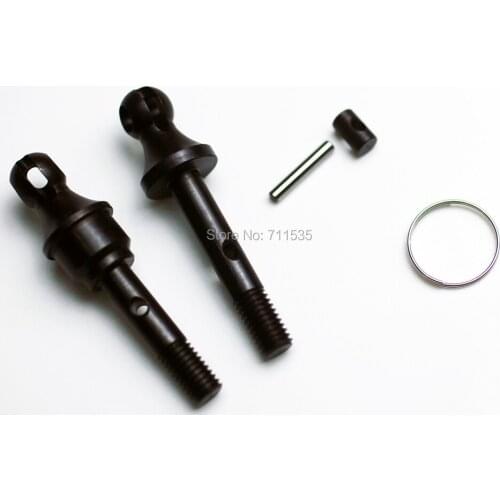 SLA021 + SLA022 Metal Front & Rear Driveshaft CVD Axle 6851X/6852X For RC Trax-xas 1/10 Slash 4x4/2WD Stampede 4X4 Upgrade Parts