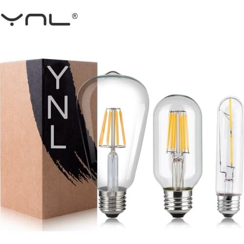 LED Light Bulb E27 E14 4W 6W 8W 220V Retro Lamp Vintage Candle Light Globe Ball Led Filament Bulb Bombillas LED Edison Bulb
