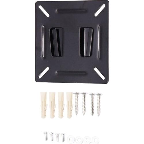 Universal Wall Mount Stand for 14-27inch LCD LED Screen Height Adjustable Monitor Retractable Wall for VESA Tv-A