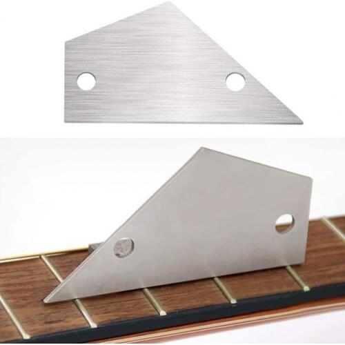 Neck Straight Edge High Strength Notched Stainless Steel Luthiers Tool Guitar Fret Rocker for Guitar Fretboard Frets