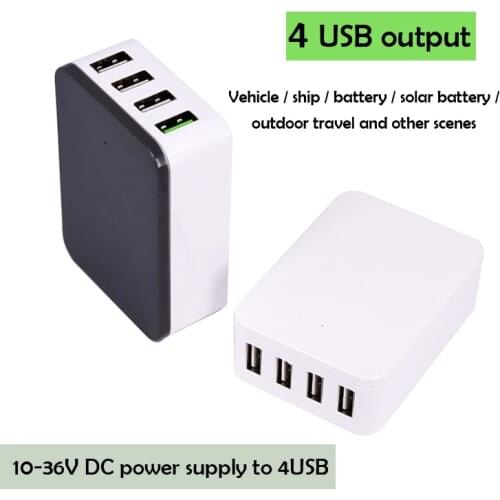 Buck Power Supply Module Car 24V 2V Battery Lithium Battery to 5V Converter USB Mobile Phone Charging, Fast Charging 9V 12V